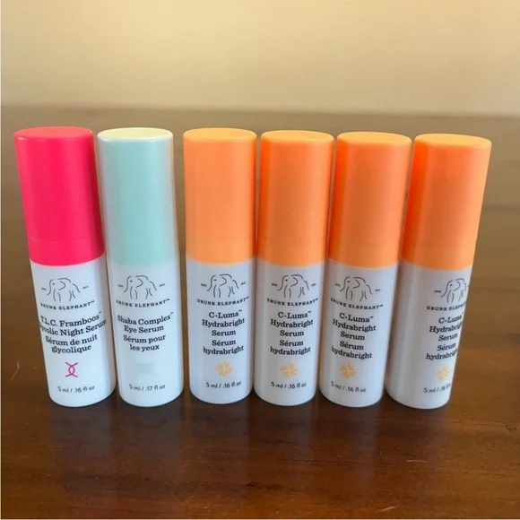 Drunk Elephant Serum Collection - Pink, Blue, Orange - Picture 2 of 11
